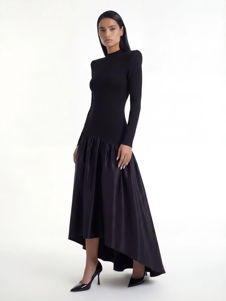 שמלת קלריס שחור