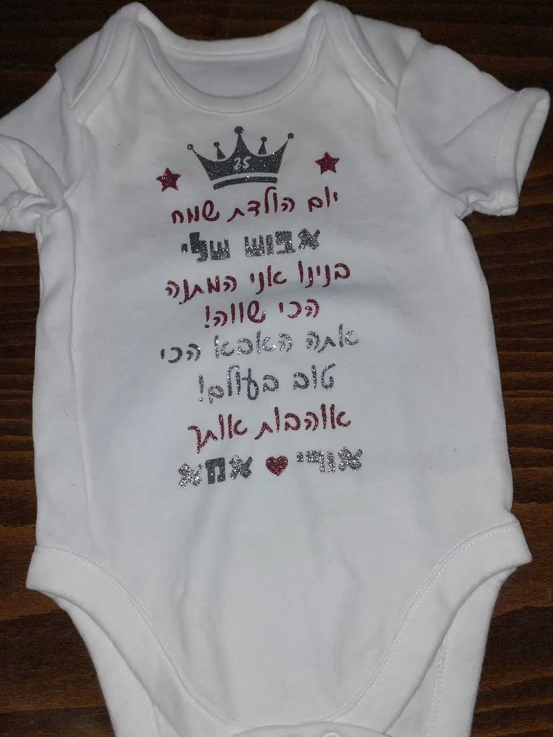 המוצרים שלכם, הרקמה/הדפסה שלנו