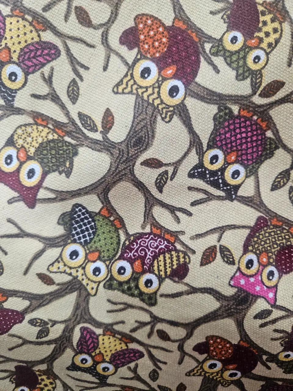 בד קאנווס כותנה מודפס