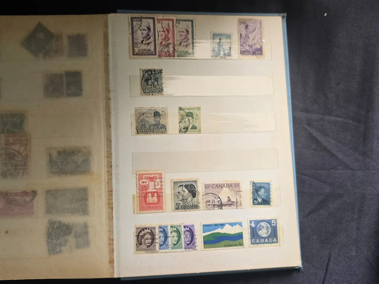 אלבום לבולים בולי עולם ישנים האלבום שנות ה.60 כל הבולים מצולמים