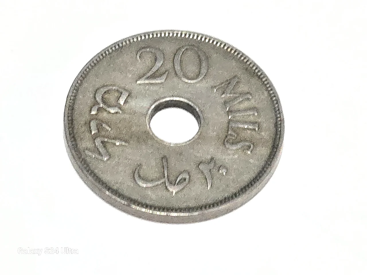 תאור הפריט: Palestine 20 Mils 1927 КМ-5, Copper-Nickel; 11.30g, Mintage 1,500,000; VF