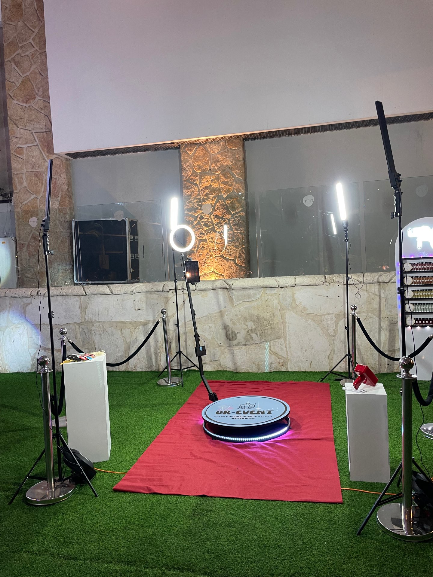 עמדת צילום מסתובבת 360