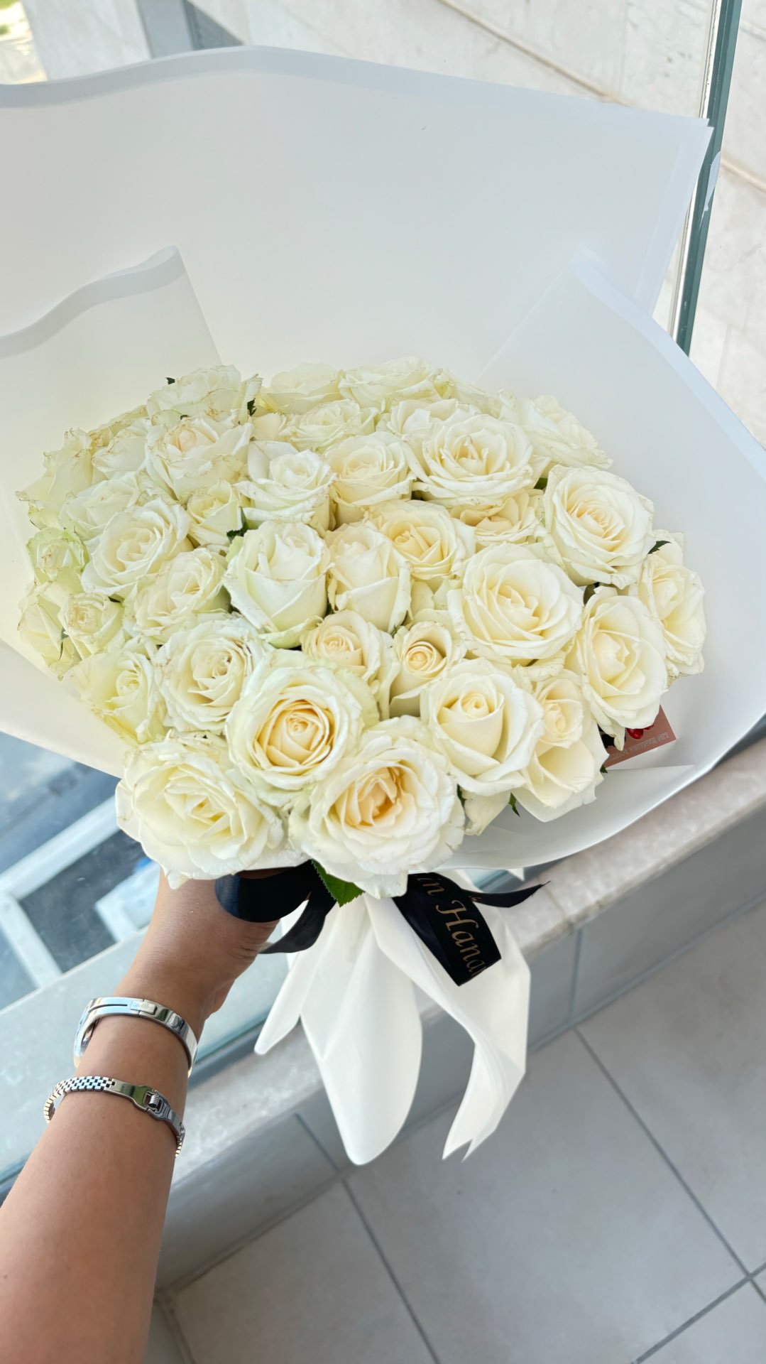 זר ורדים לכלה - לחדר התארגנות