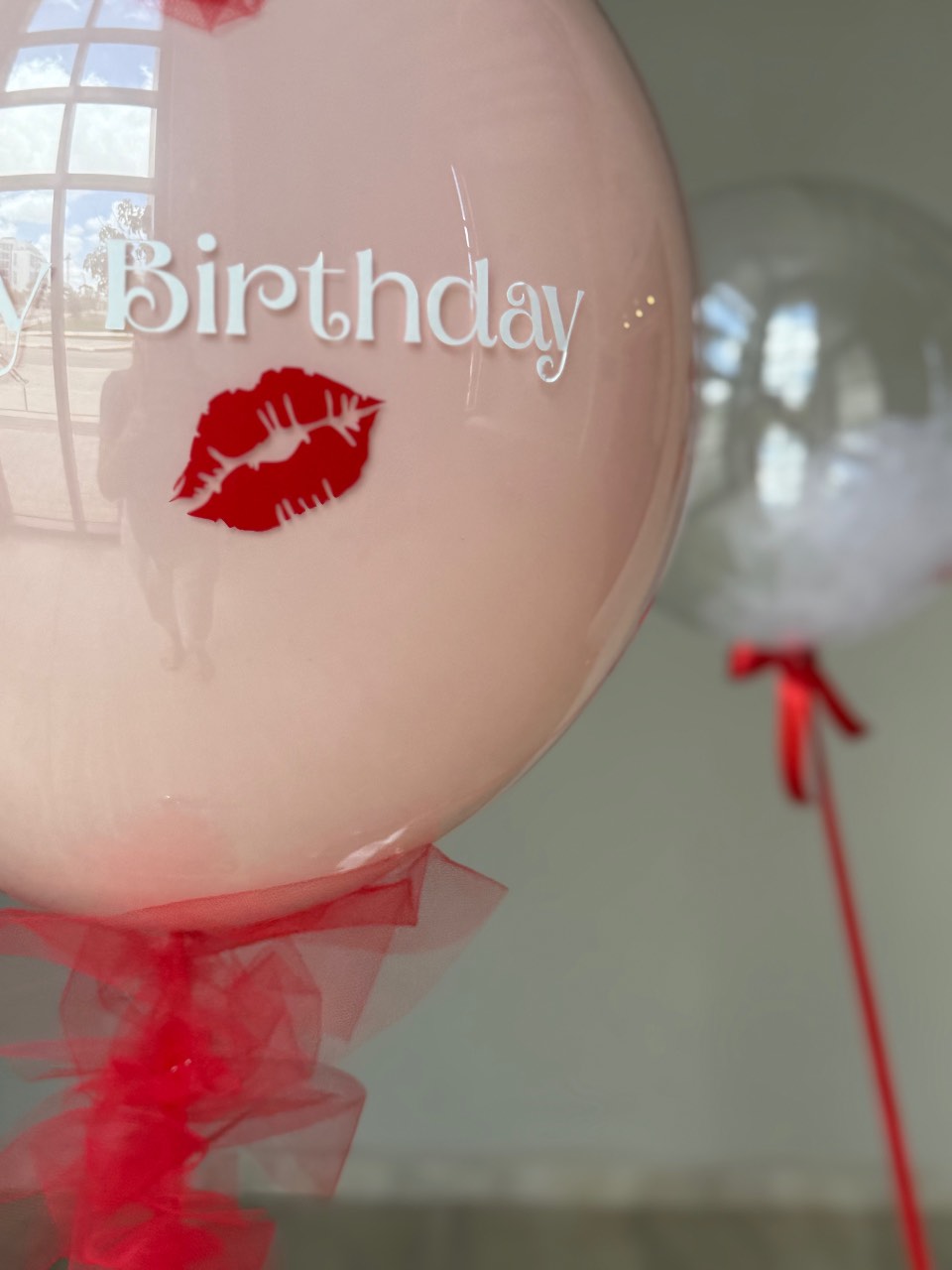 סט בלונים אדום נשיקה | VALI