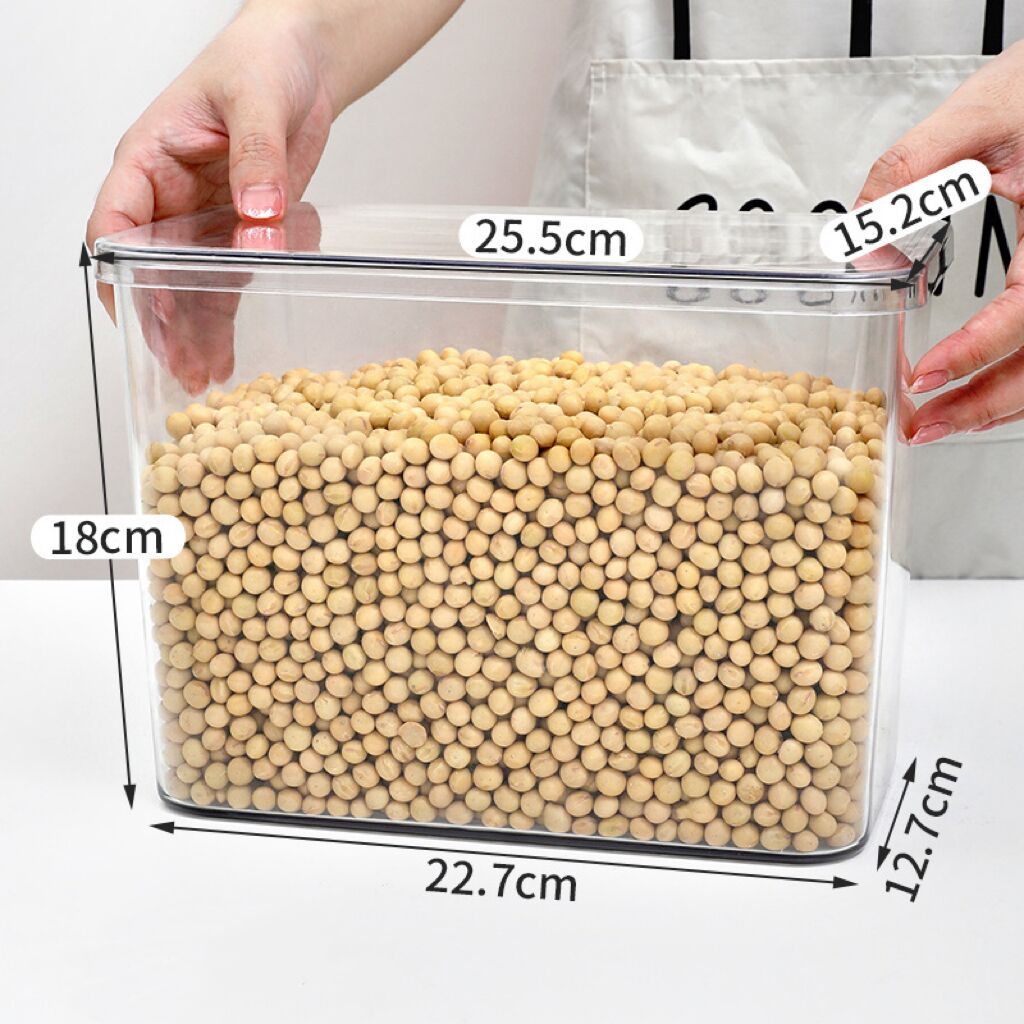 קופסת אחסון אקרילי מג׳יק עם מכסה 3 ליטר 