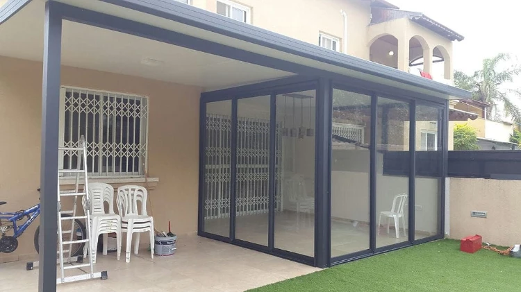 פרגולות / סגירת חורף