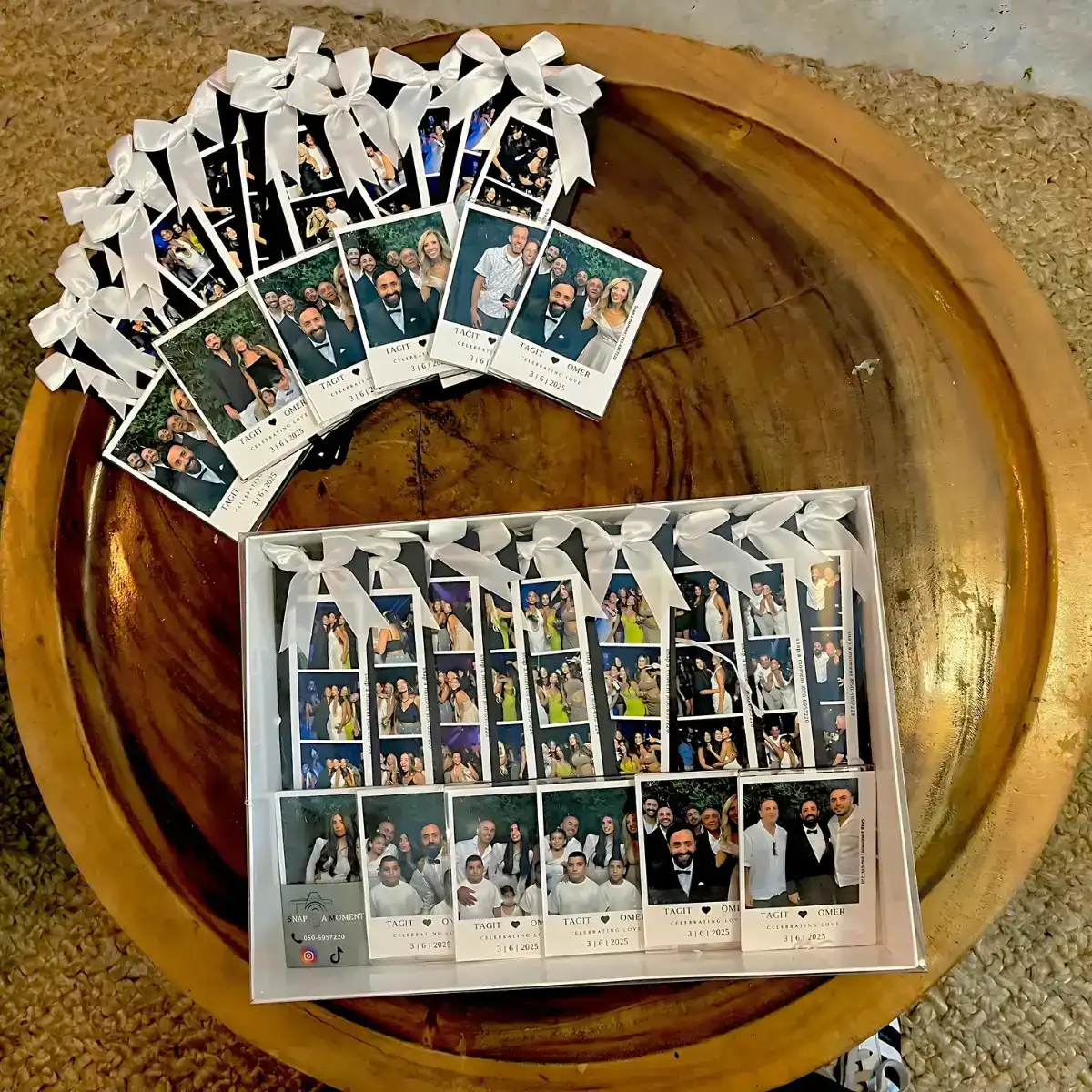 תמונות סטריפ עם מסגרת קראפט וגב מגנט