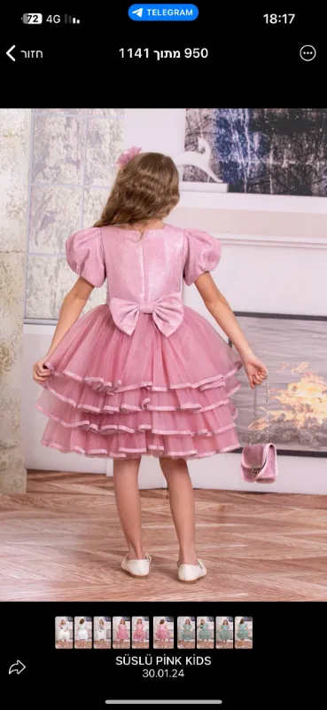 שמלת נסיכות פרימיום 2-8 שנים