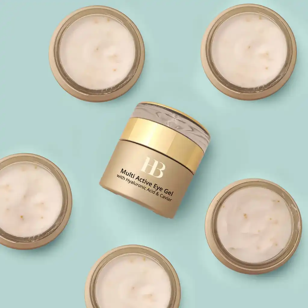 ג'ל עיניים פעיל עם חומצה היאלורונית ותמצית קוויאר