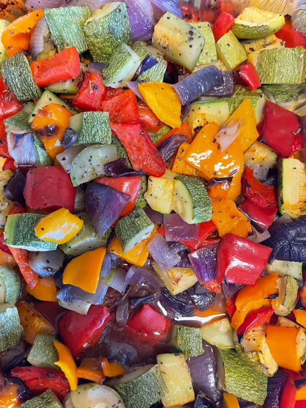 9x13 roasted veggies