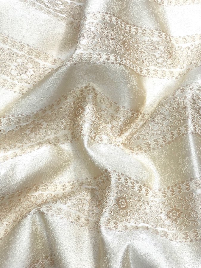 ז׳קארד דגם פסי עיטור צבע אופוייט