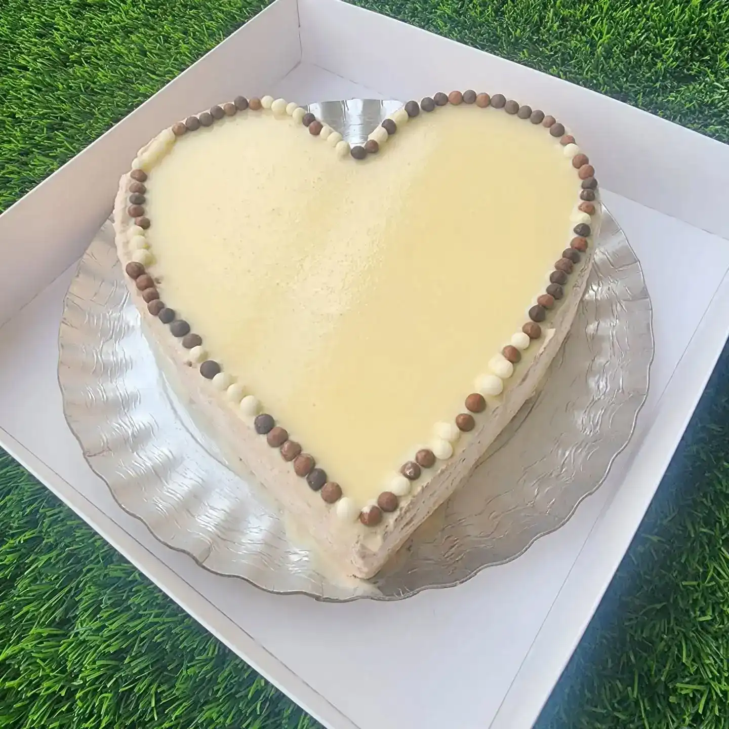 עוגת מוס לב