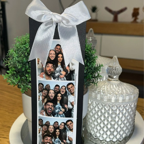 תמונות סטריפ עם מסגרת קראפט וגב מגנט