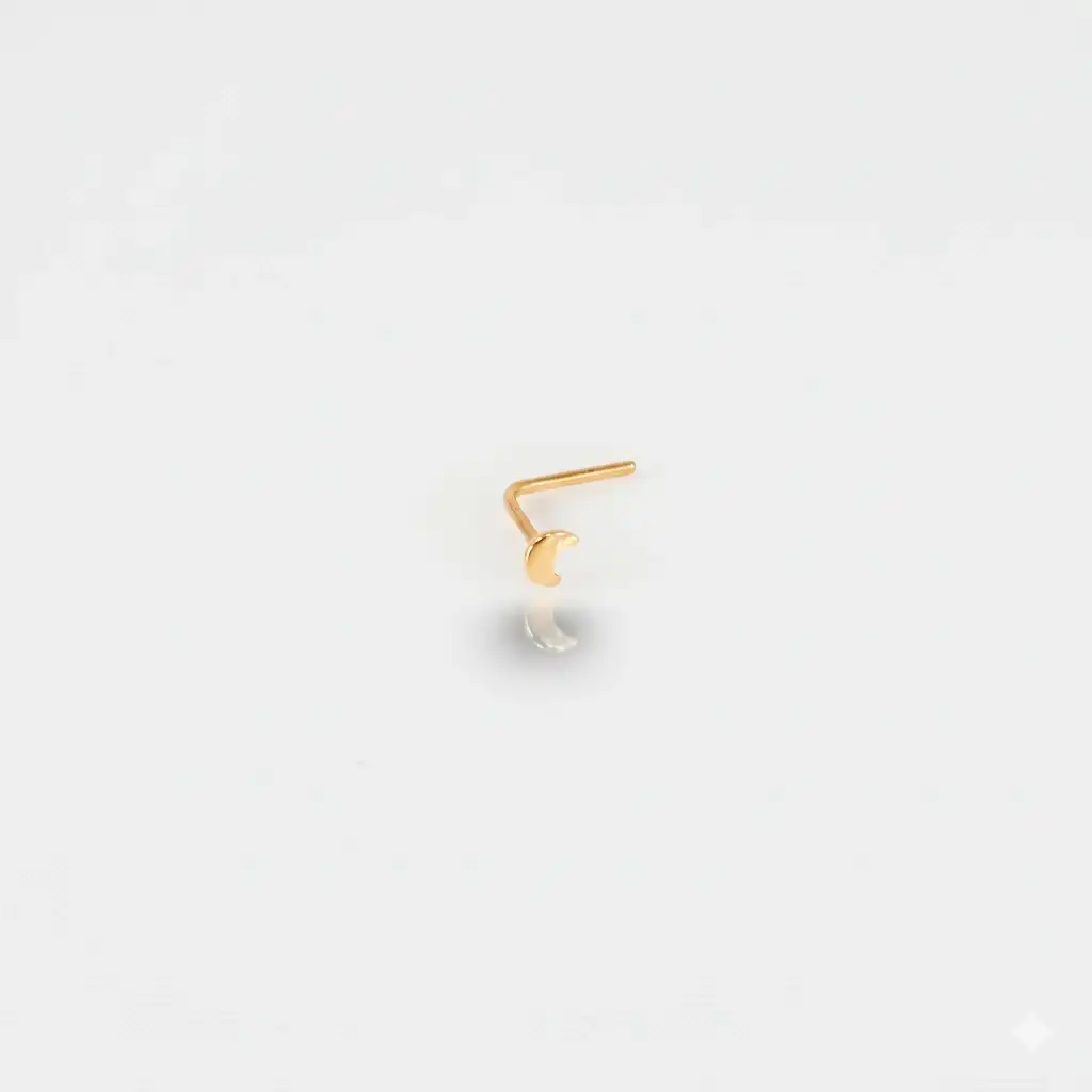 עגיל לאף זהב 14K