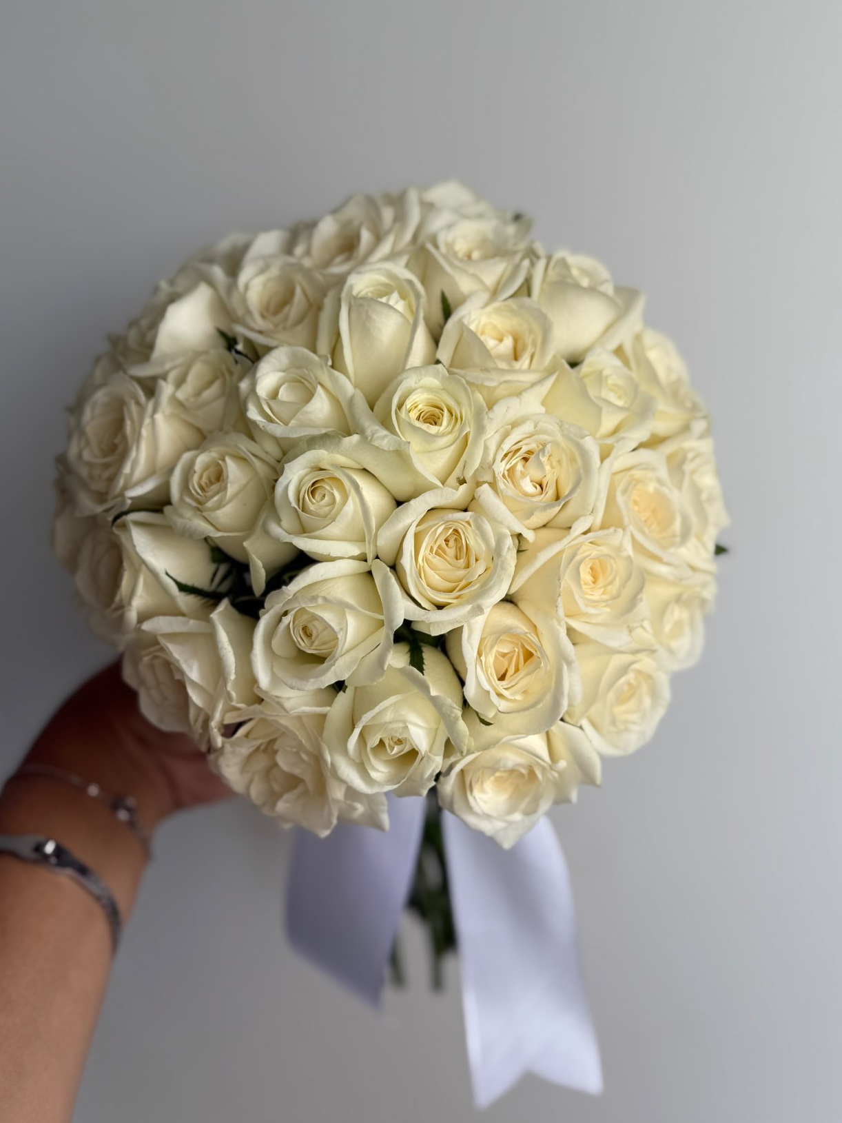 זר כלה ורדים קלאסי