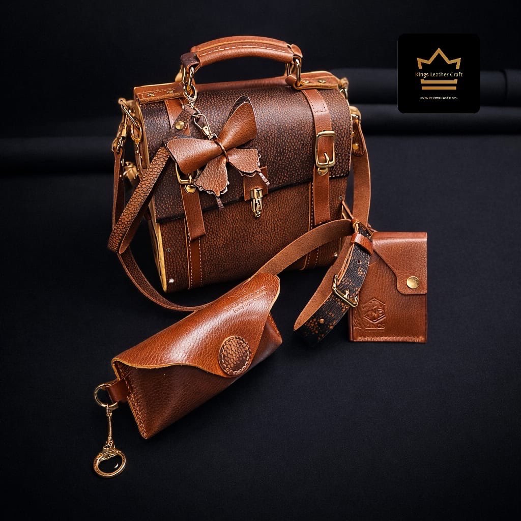 סט חום עמוק תיק מיני מזוודה