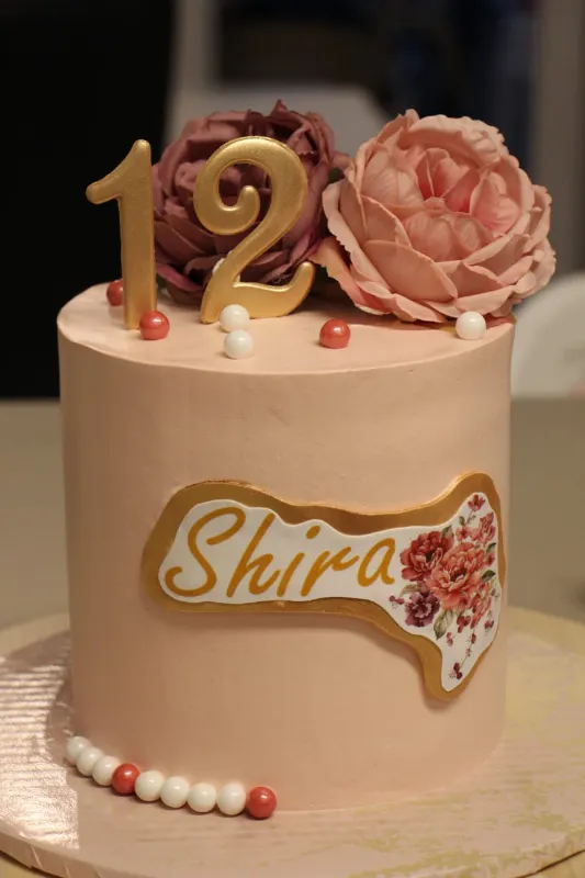 בת מצווה פודרה ורדים