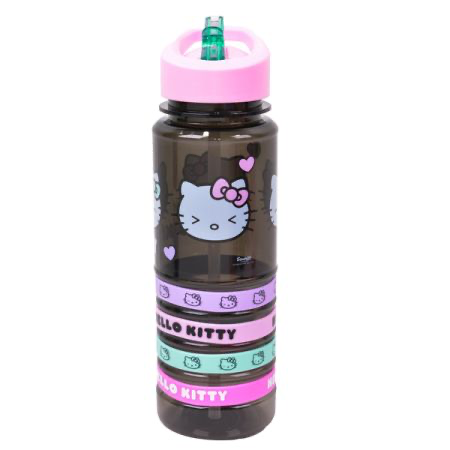 בקבוק טריטן 700 מ''ל עם צמידים - הלו קיטי