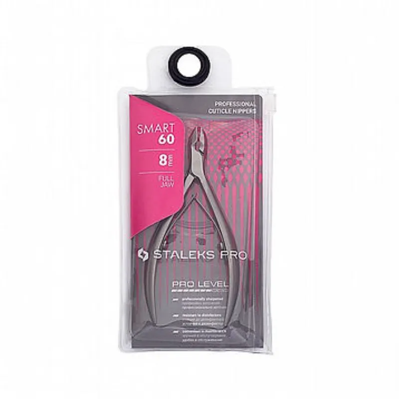 צבת מניקור לעור 8ממ STALEKS PRO MANICURE NIPPERS SMART NS-60-8
