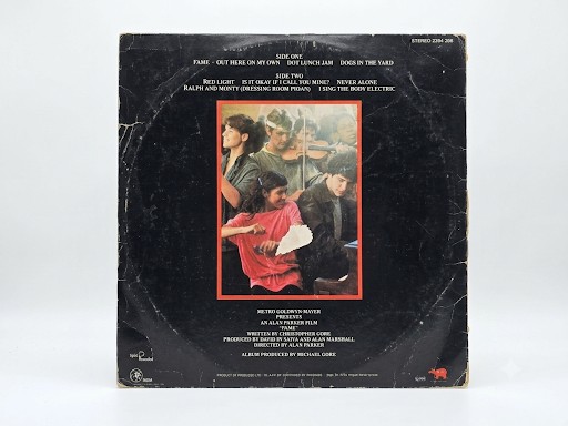 תהילה\\\\\תקליט   Various – Fame (The Original Soundtrack From The Motion Picture)