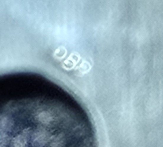 תליון כסף סטרלינג 925 חתום משובץ אבן חן לפיס טבעית - עבודת אומן אורך התליון 35-40 מ"מ. מצב: 	כמו חדש