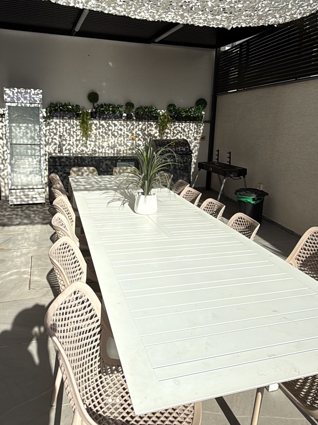 מטבח חוץ + פינת מנגל