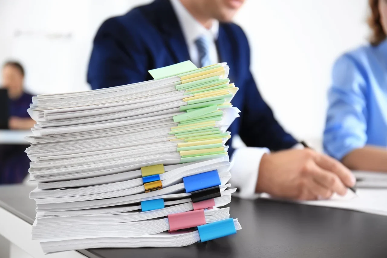 סידור מסמכים וספקים