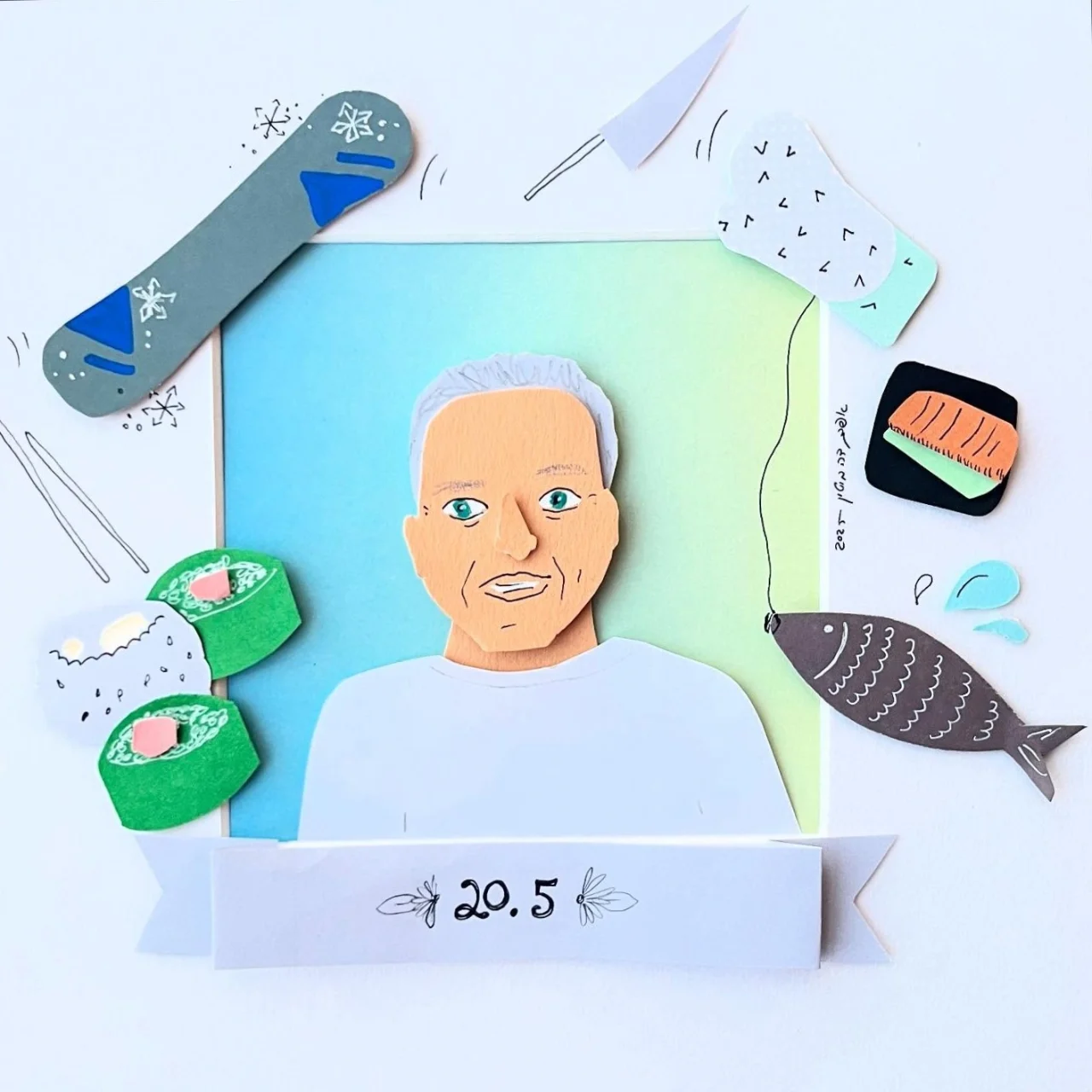 פורטרטים אישיים מנייר