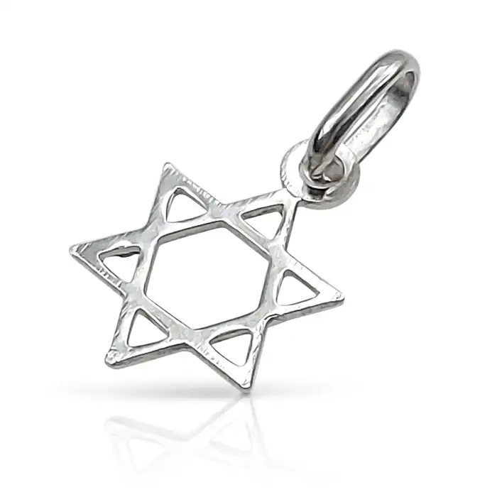 תליון מגן דוד קטן קלאסי 14K