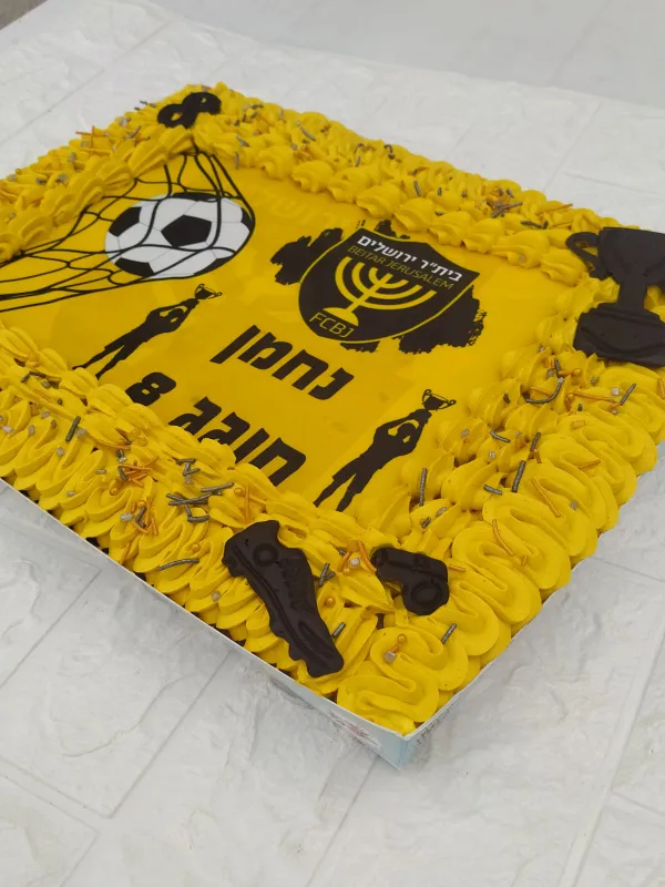 עוגת גן ענקית כדורגל⚽🏆