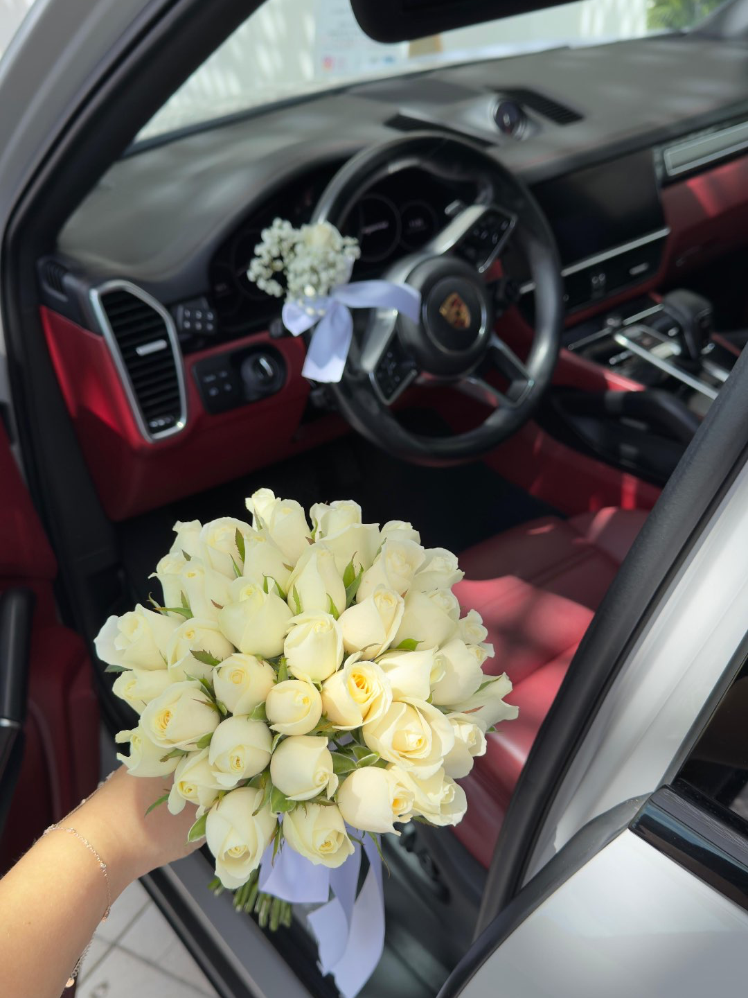 זר כלה | קישוט רכב