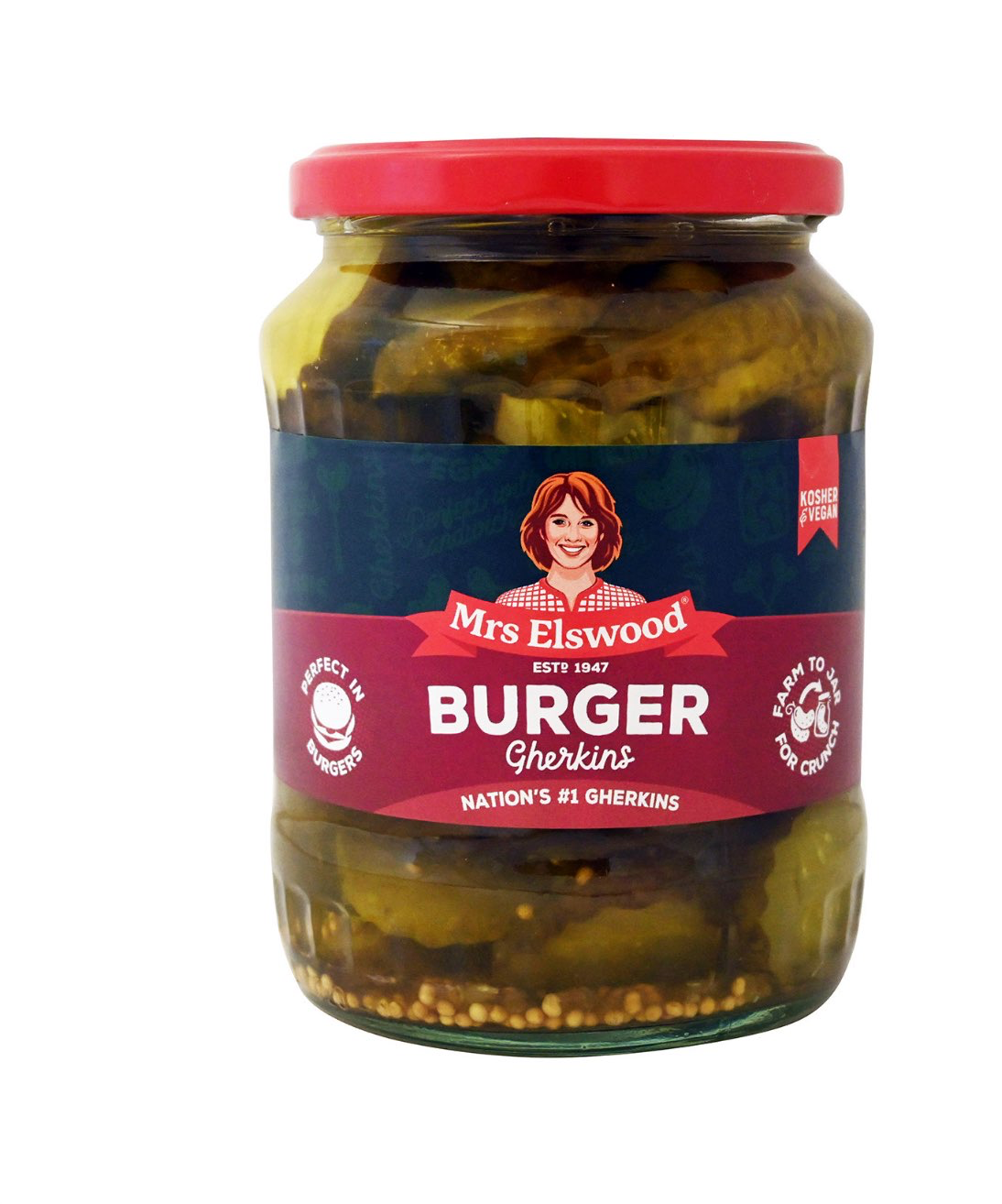 MRS ELSWOOD חמוצים לבורגר