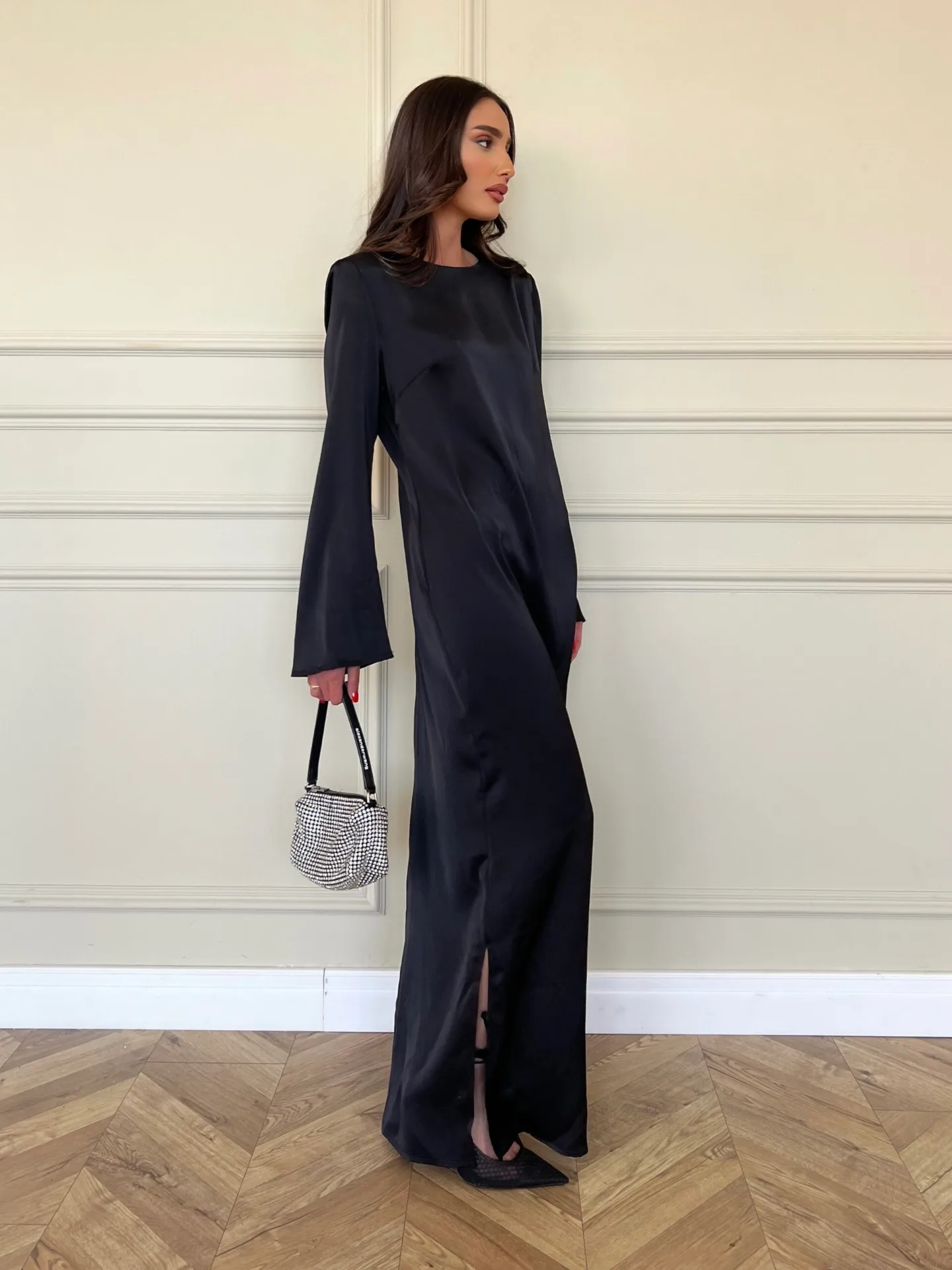 שמלת מילאן שחורה