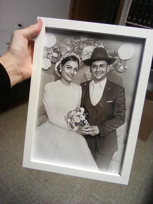 ציור דיגיטלי עם מסגרת🤍