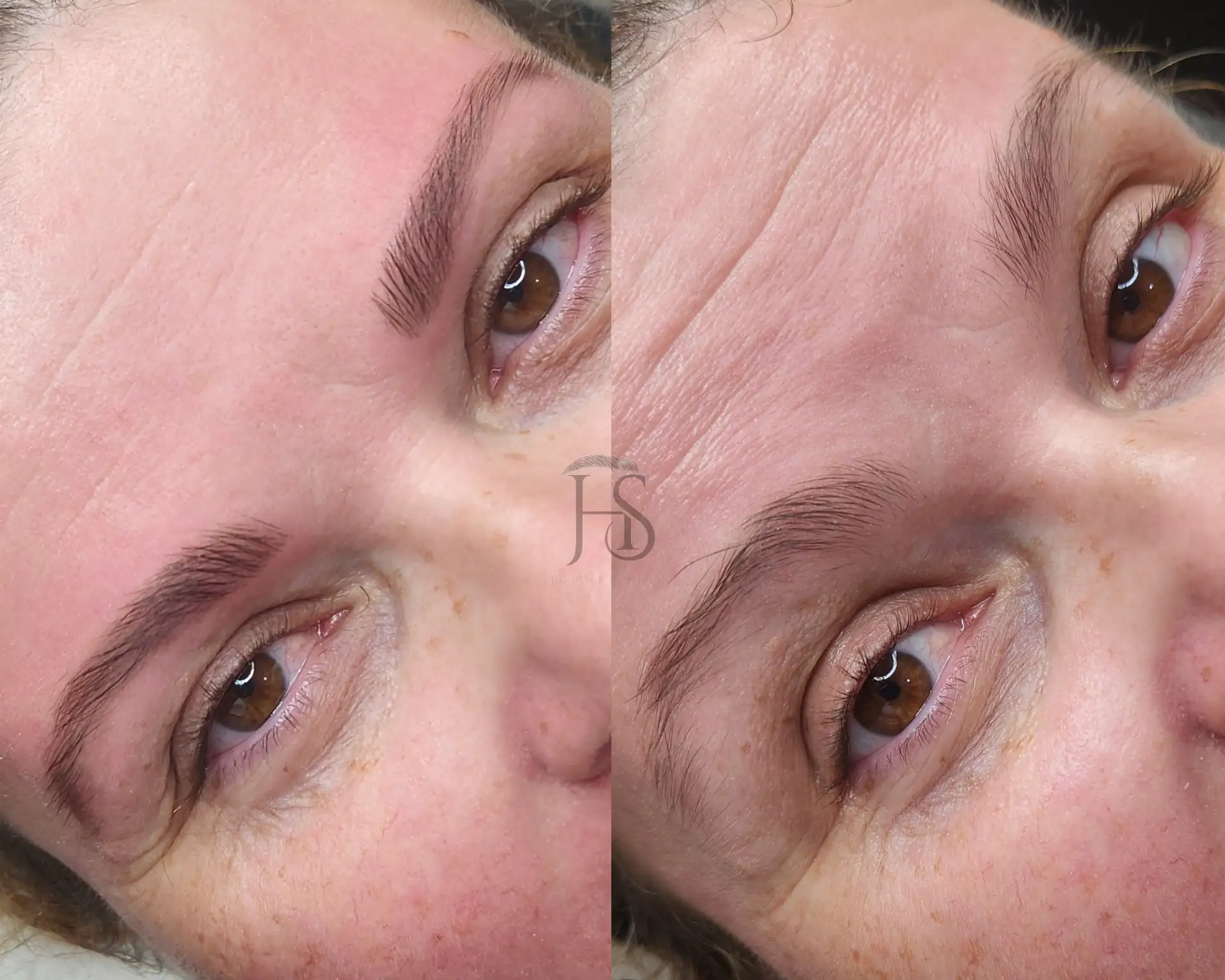 עיצוב גבות בתוספת צבע/ הרמת גבות