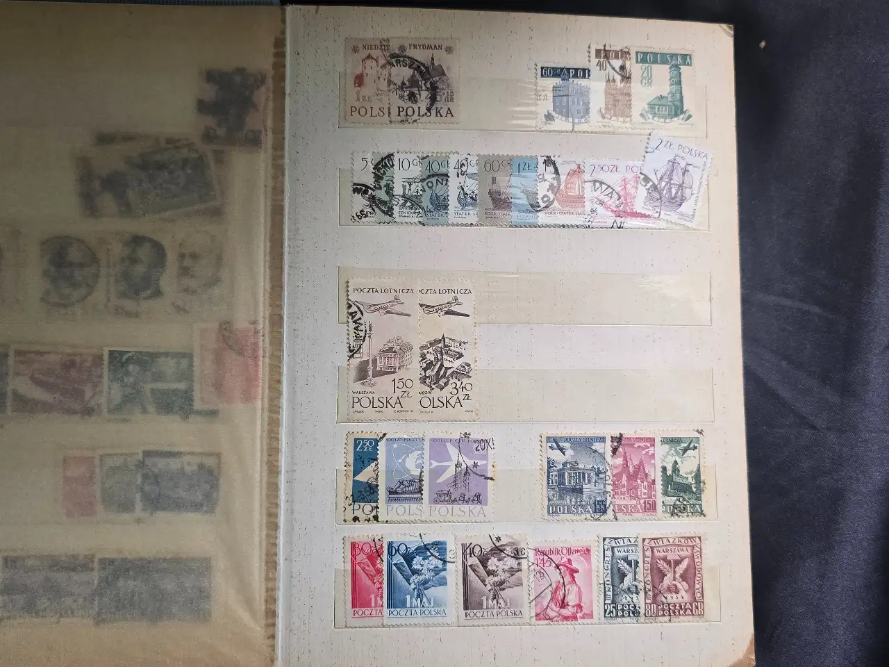 אלבום לבולים בולי עולם ישנים האלבום שנות ה.60 כל הבולים מצולמים