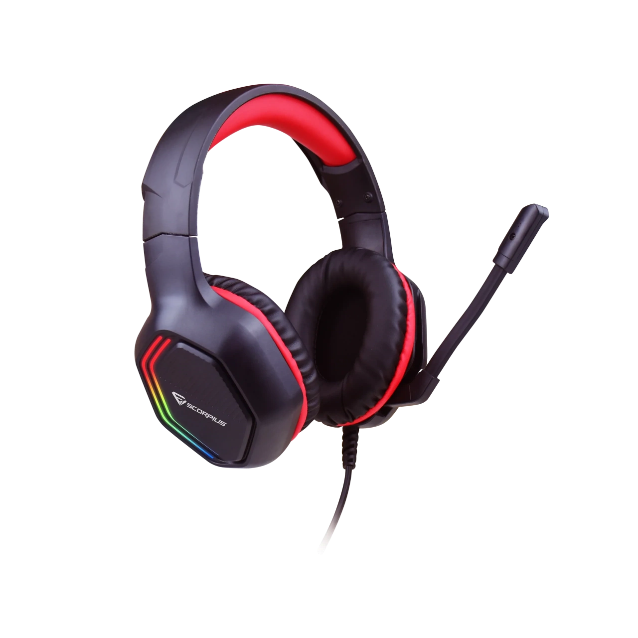 אוזניות גיימינג עם מיקרופון  של חברת Scorpius