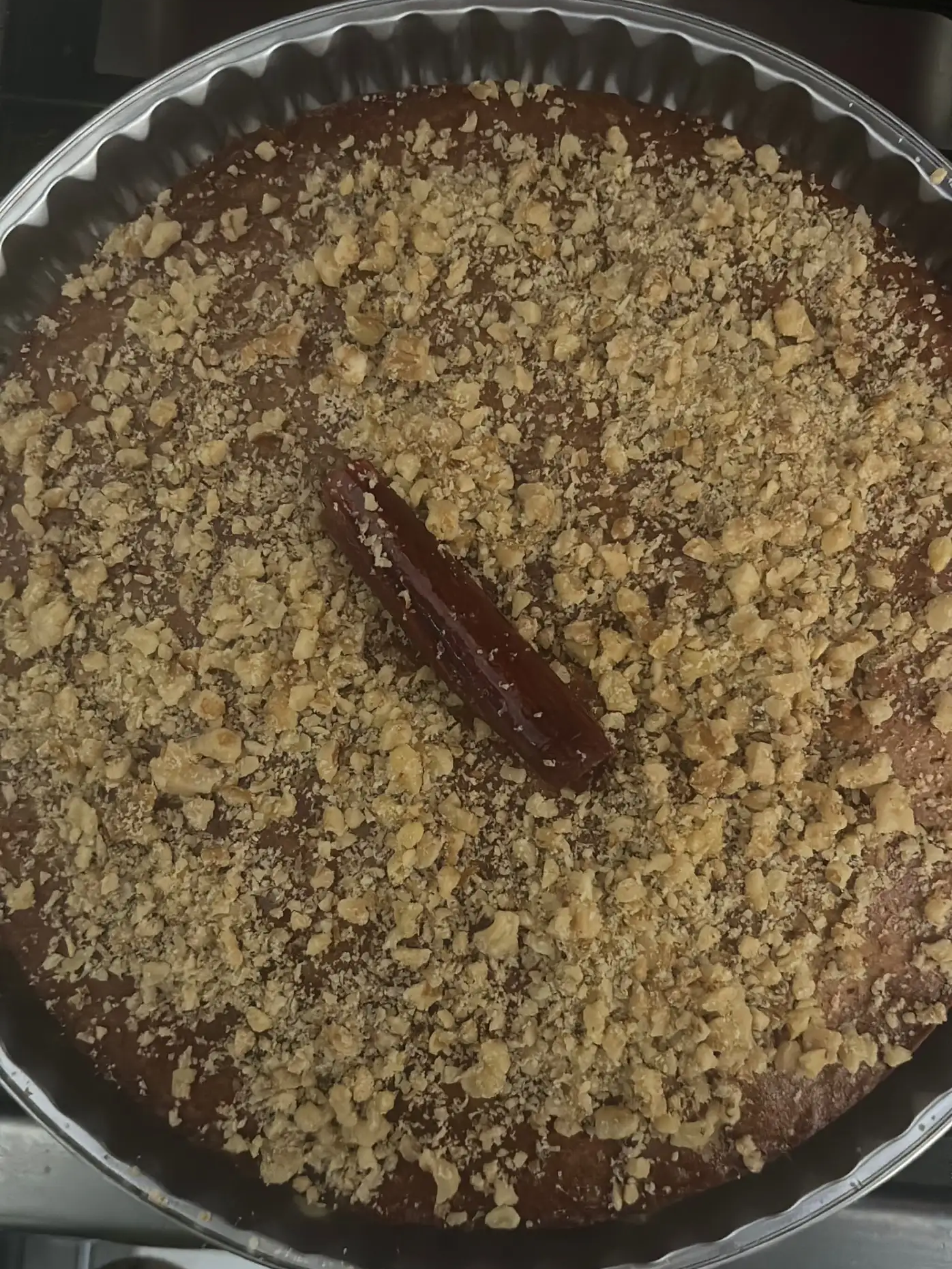 עוגת קינמון ואגוזים
