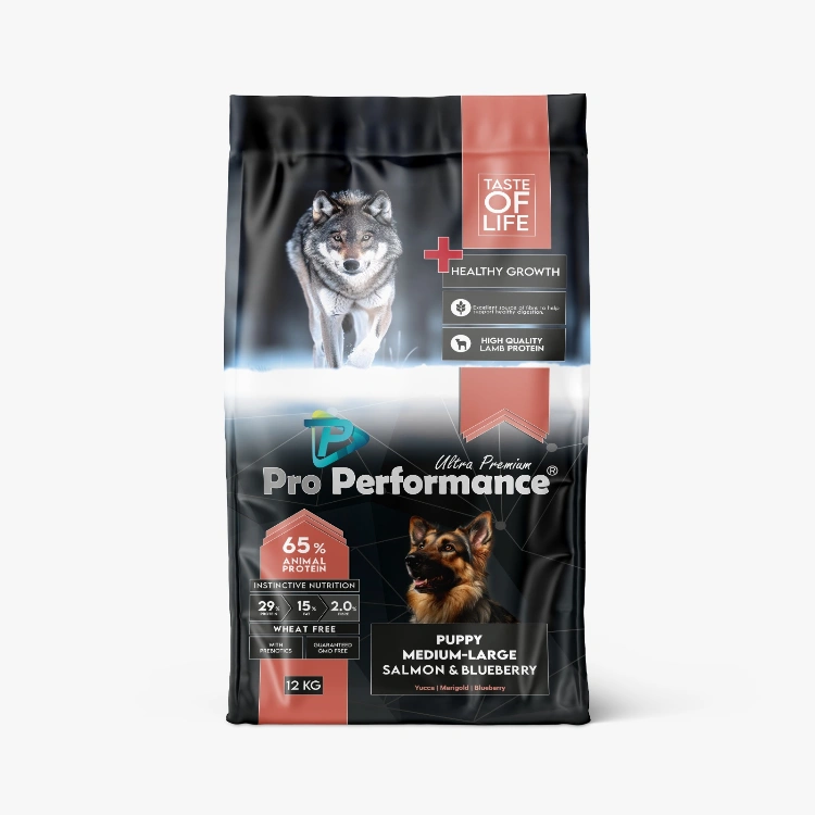 Pro Performance PUPPY DOG M&L SALMON&BLUEBERRY 12 KG