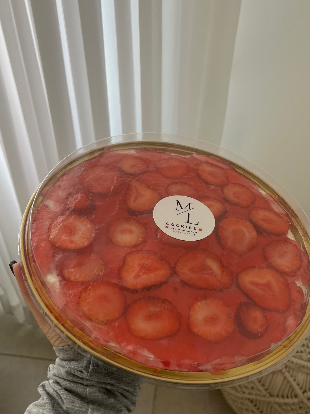 עוגת טורט תות