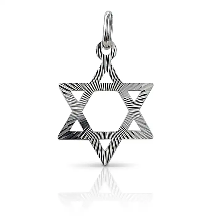 תליון זהב מגן דוד יוקרתי 14K