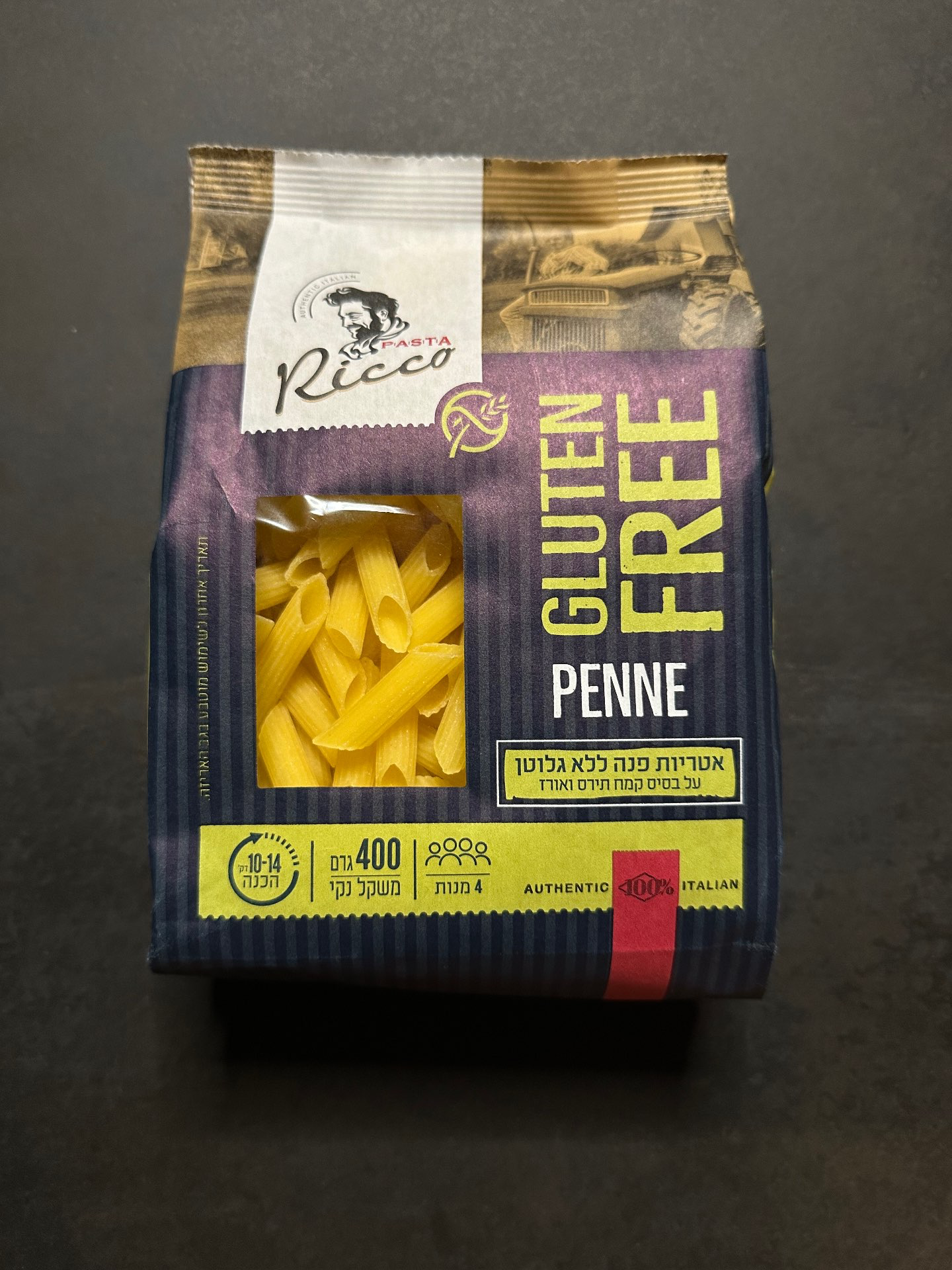 פסטה ללא גלוטן- פנה