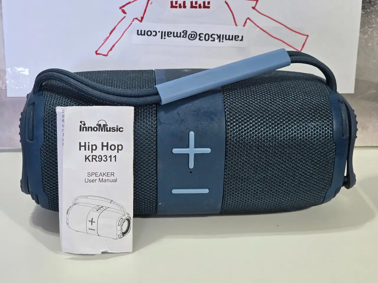 רמקול בלוטוס נייד מדגם KR9311 הידוע גם בשם Hip Hop    עוצמת שמע 16w