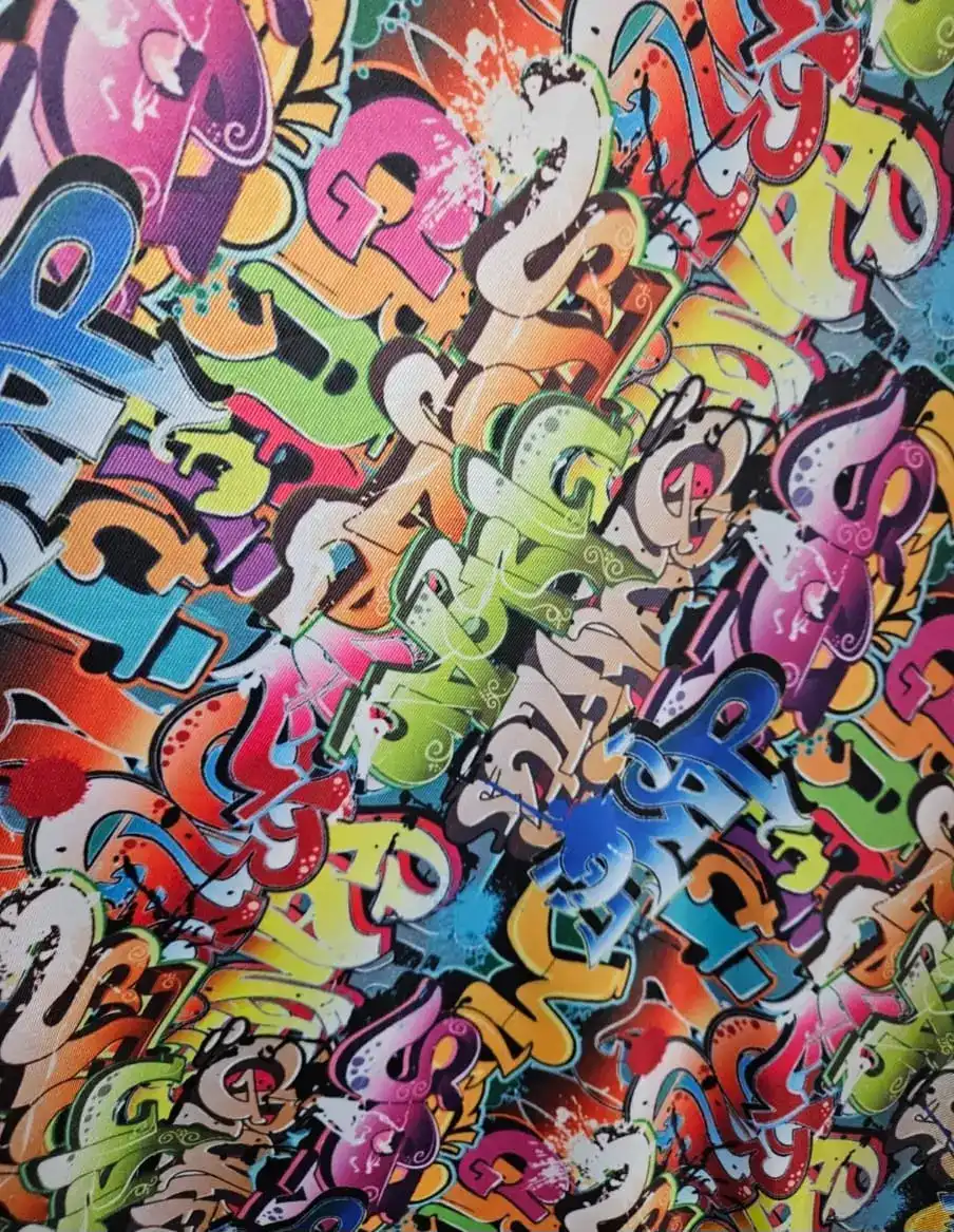 בד לייקרה מודפס