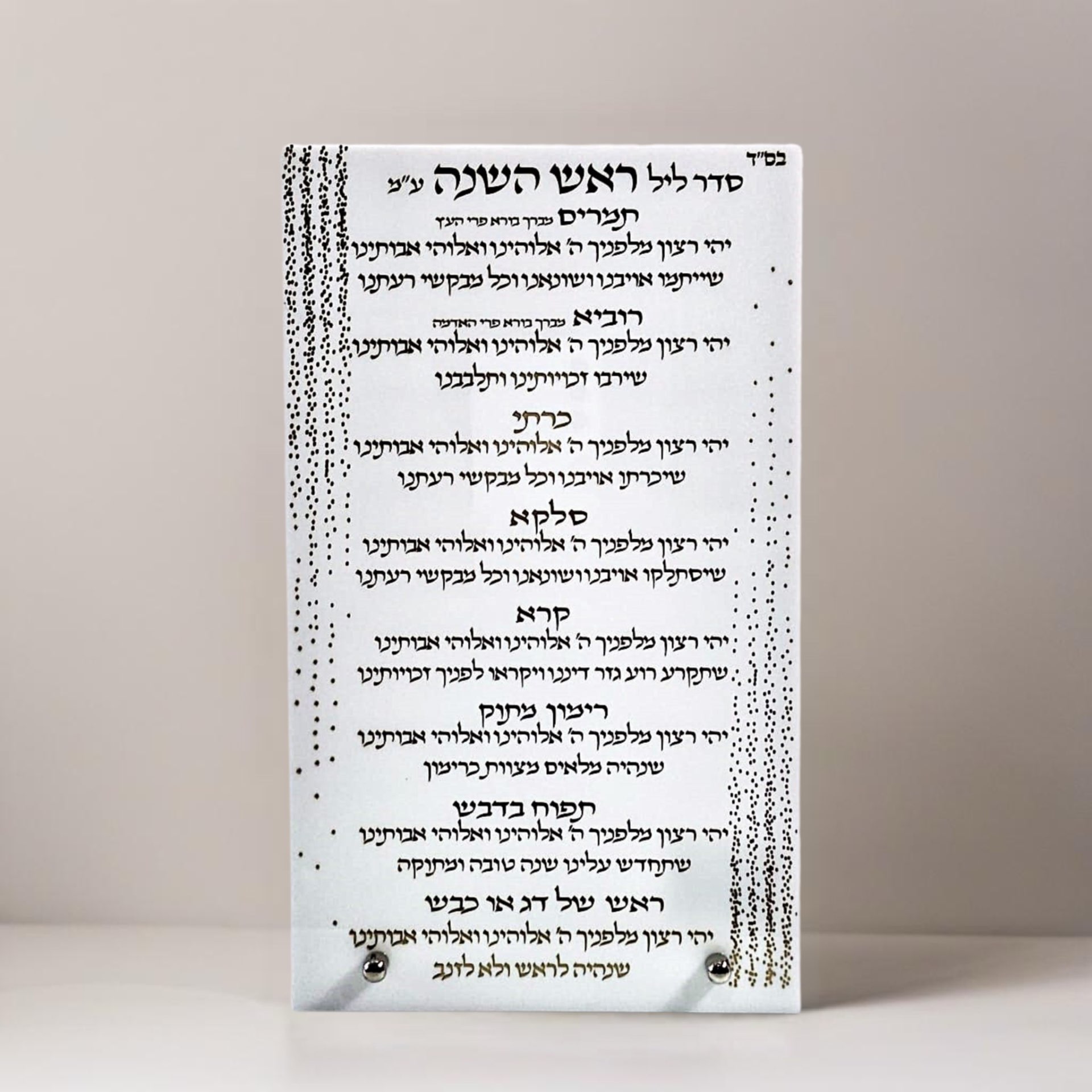 ברכות ראש השנה נוסח ספרד