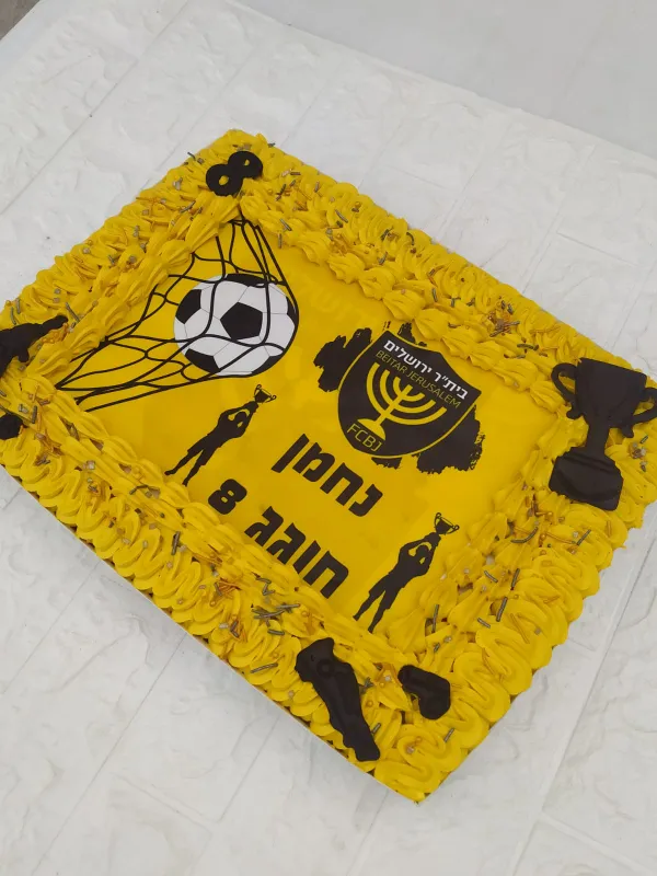 עוגת גן ענקית כדורגל⚽🏆