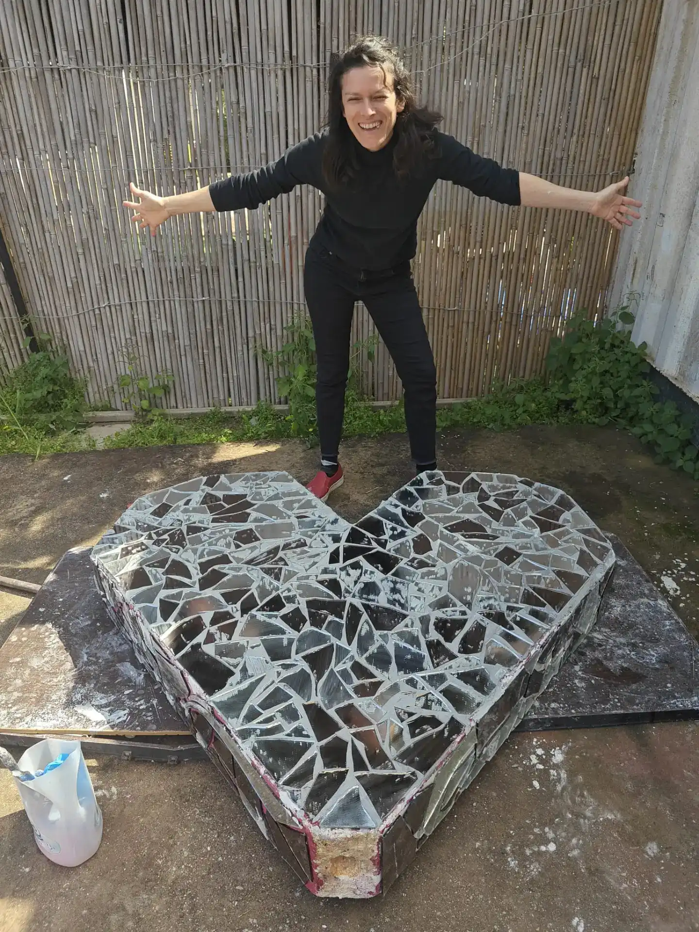 חוג לפסיפס זכוכית