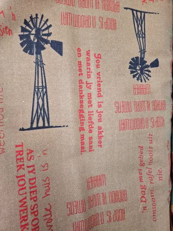 בד קאנווס כותנה מודפס