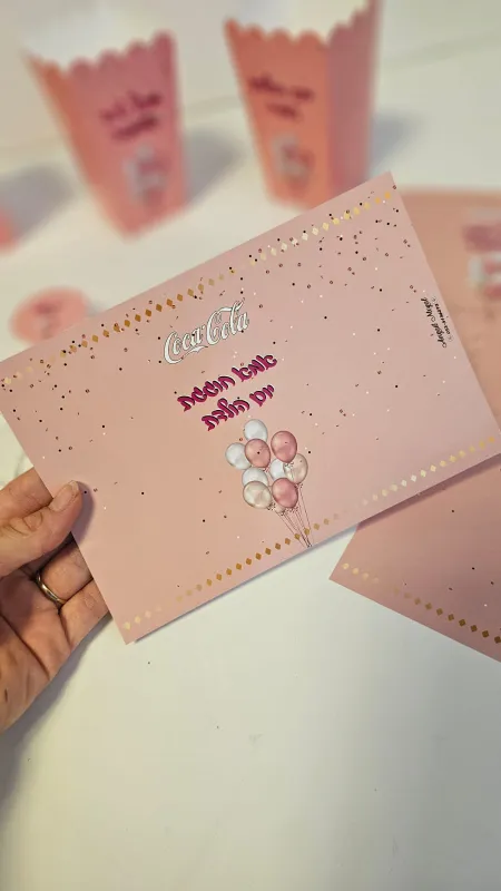 מיתוג יומולדת ורוד💘