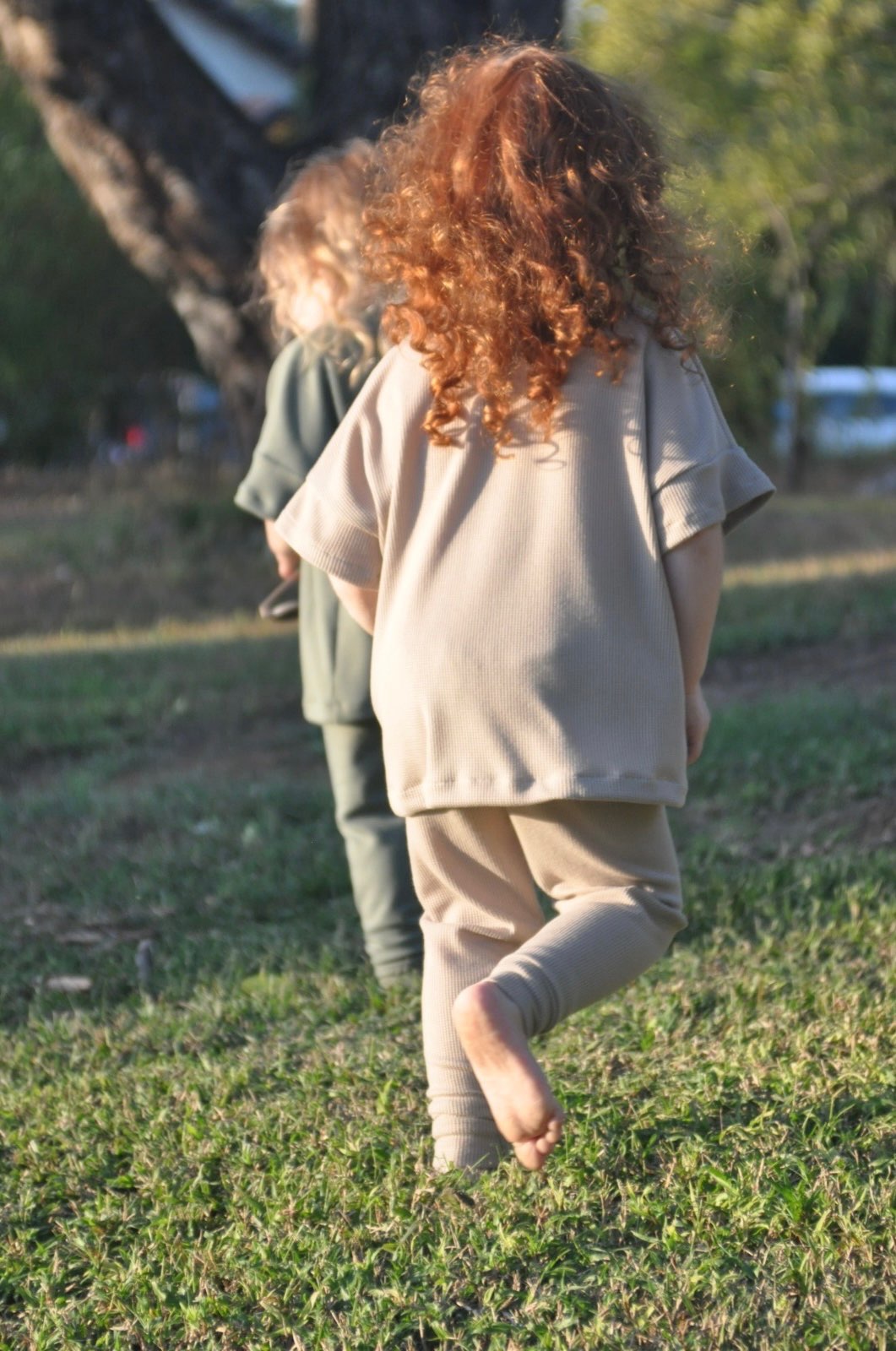 חליפת סתיו וופל בז׳
